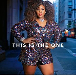 Multi colored sequin romper